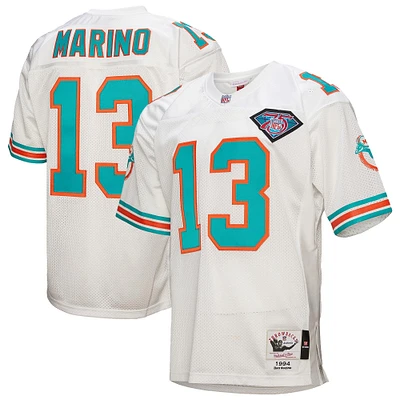 Men's Mitchell & Ness Dan Marino White Miami Dolphins 1994 Authentic Throwback Retired Player Jersey