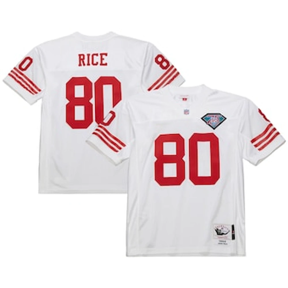 Men's Mitchell & Ness Jerry Rice White San Francisco 49ers 1994 Authentic Throwback Retired Player Jersey