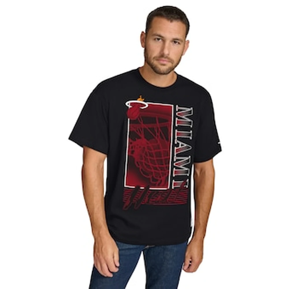 Men's Tommy Jeans Black Miami Heat Noah Swish T-Shirt