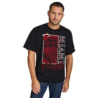 Men's Tommy Jeans Black Miami Heat Noah Swish T-Shirt