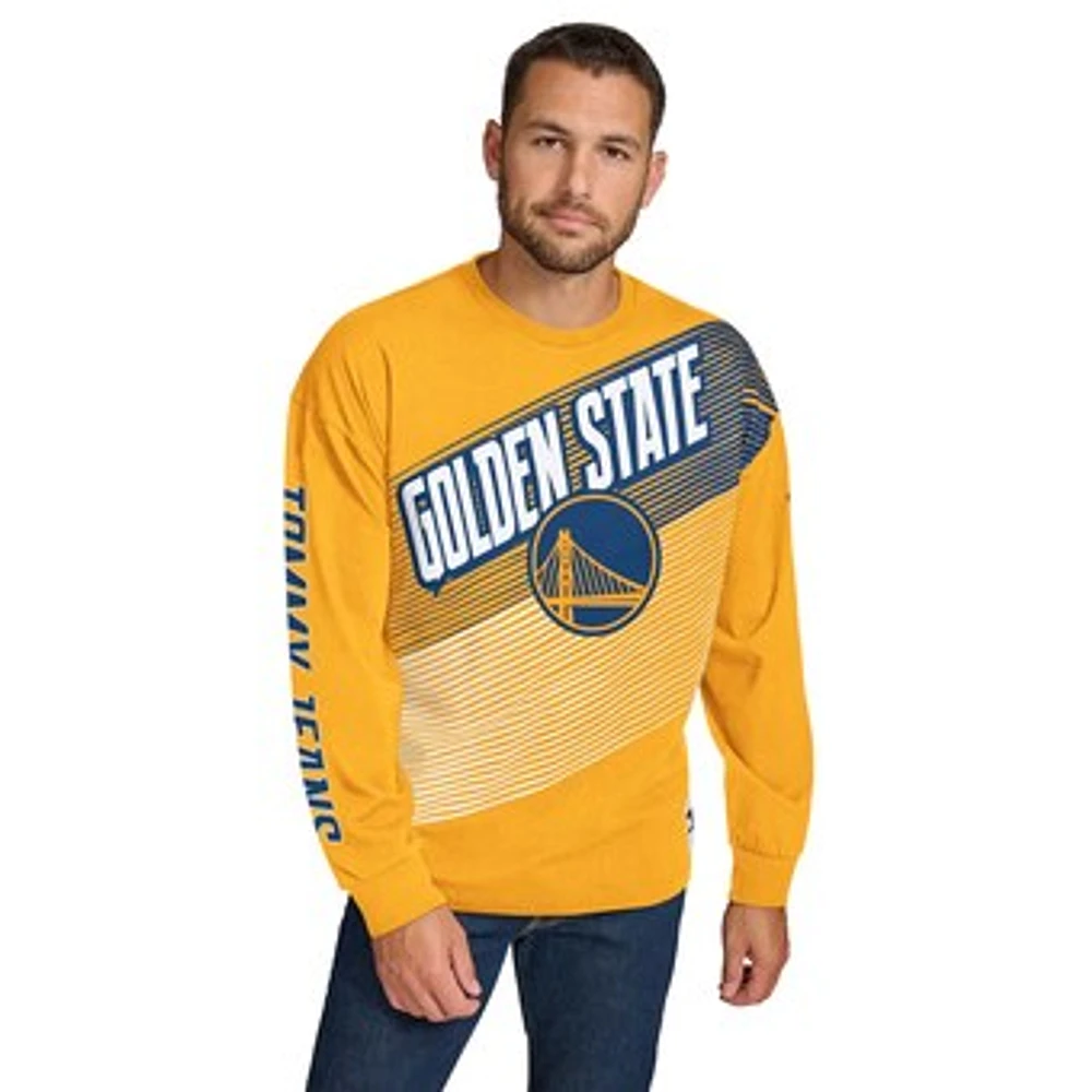 Men's Tommy Jeans Gold Golden State Warriors Lucas Long Sleeve T-Shirt