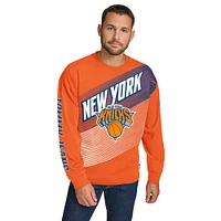 Men's Tommy Jeans Orange New York Knicks Lucas Long Sleeve T-Shirt