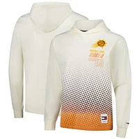 Men's Tommy Jeans Cream Phoenix Suns Ben Long Sleeve Hoodie T-Shirt