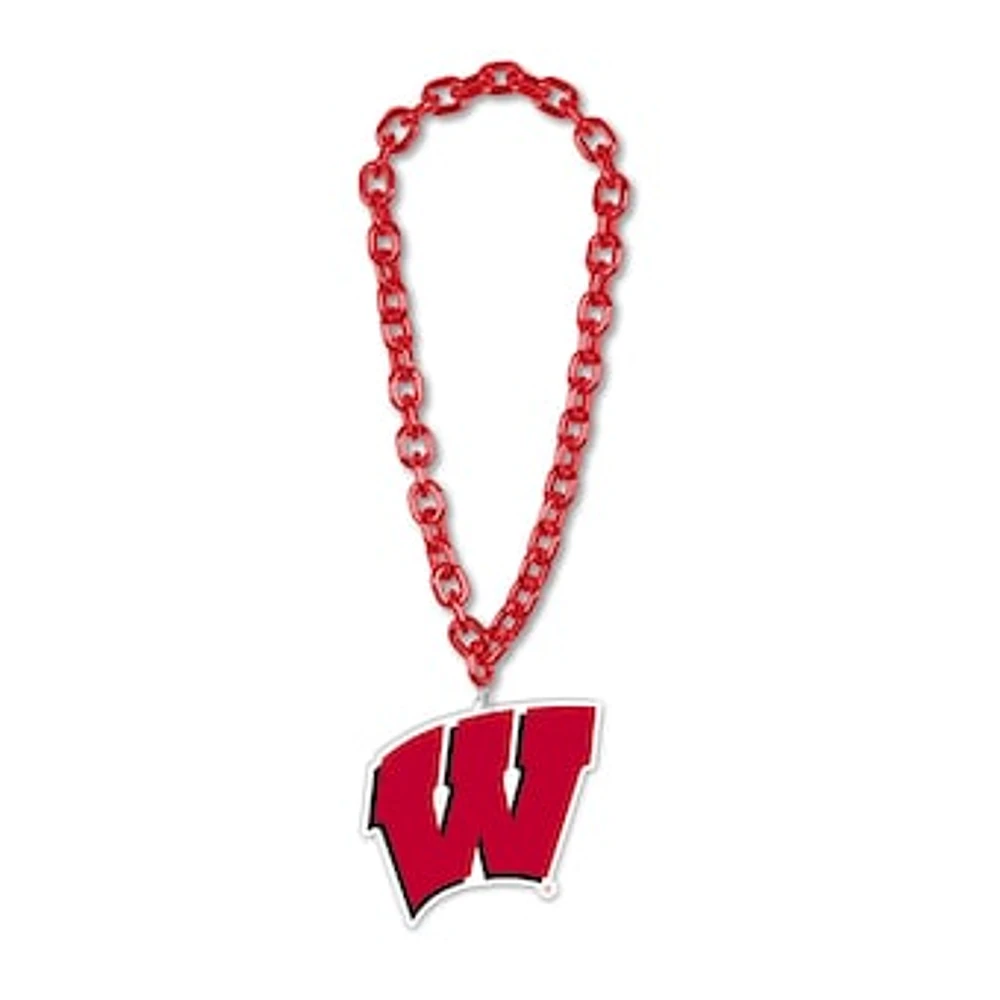 WinCraft Wisconsin Badgers Big Chain Logo Necklace