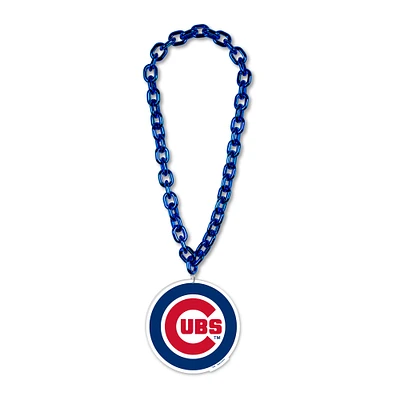 WinCraft Chicago Cubs Big Chain Logo Necklace