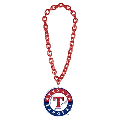 WinCraft Texas Rangers Big Chain Logo Necklace