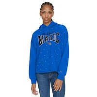 Women's Tommy Jeans Blue Orlando Magic Stella Cropped Pullover Hoodie