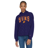 Women's Tommy Jeans Purple Phoenix Suns Stella Cropped Pullover Hoodie