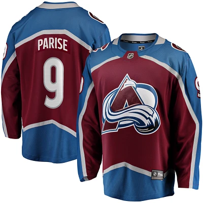 Men's Fanatics Zach Parise Maroon Colorado Avalanche Home Premier Breakaway Player Jersey