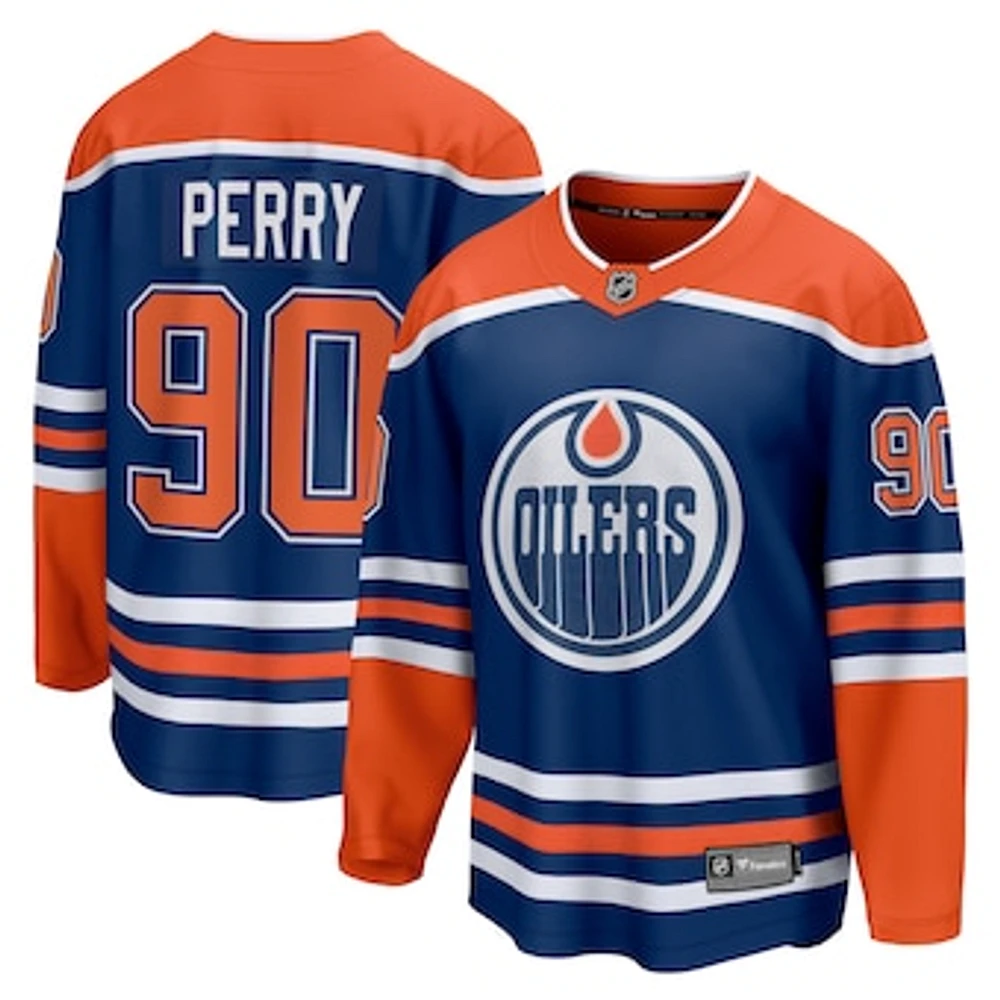 Men's Fanatics Corey Perry Royal Edmonton Oilers Home Premier Breakaway Player Jersey