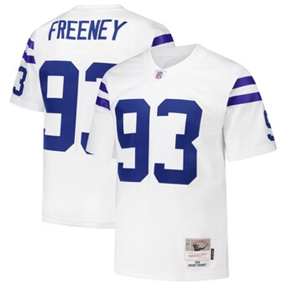 Men's Mitchell & Ness Dwight Freeney White Indianapolis Colts 2006 Legacy Replica Jersey