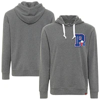 Unisex Sportiqe Heather Gray Philadelphia 76ers Varsity Collection Blake Pullover Hoodie