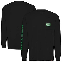 Unisex Sportiqe Black Boston Celtics Wales Heavyweight Pocket Long Sleeve T-Shirt