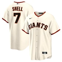 Men's Nike Blake Snell Cream San Francisco Giants Home Replica Jersey