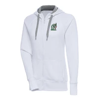Women's Antigua White Mexico National Team Takeover Full-Zip Hoodie