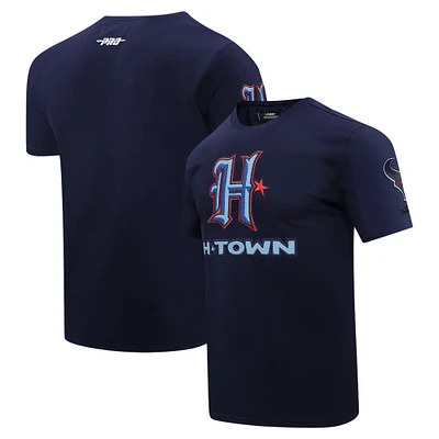 Men's Pro Standard Navy Houston Texans H-Town T-Shirt