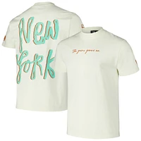 Unisex round21 Cream New York Liberty City Statement T-Shirt