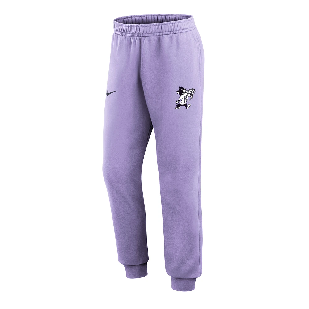 Men's Nike Lavender Kansas State Wildcats Club Fleece Jogger Pants