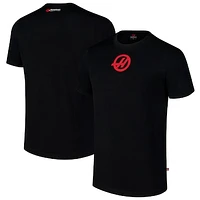 Men's  Black Haas F1 Team Centre Roundel T-Shirt