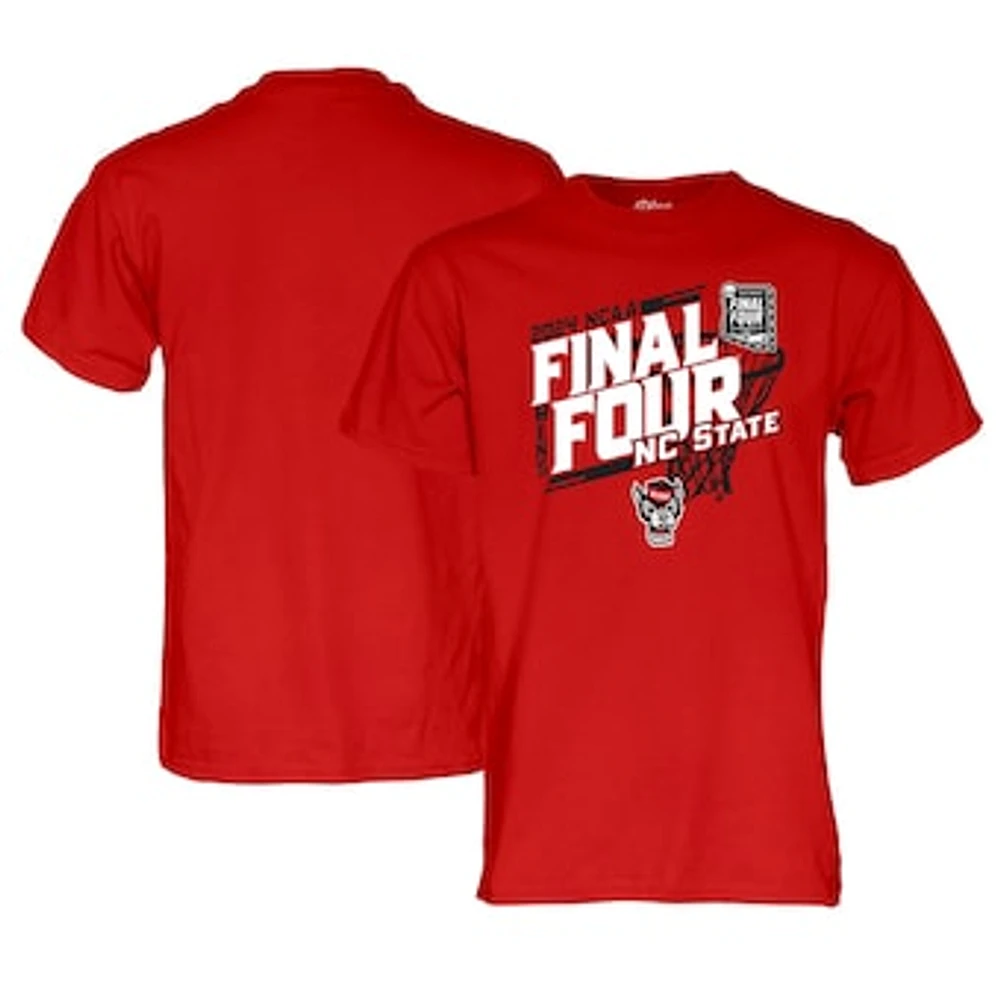 Unisex Blue 84  Red NC State Wolfpack 2024 NCAA Men's Basketball Tournament March Madness Final Four T-Shirt