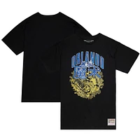 Men's Mitchell & Ness  Black Orlando Magic Hardwood Classics Chinese New Year 4.0 T-Shirt