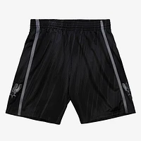 Men's Mitchell & Ness  Black San Antonio Spurs 2008/09 Hardwood Classics Monochrome Swingman Shorts