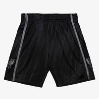 Men's Mitchell & Ness  Black San Antonio Spurs 2008/09 Hardwood Classics Monochrome Swingman Shorts