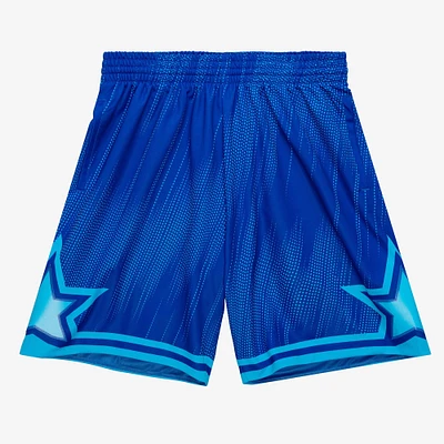Men's Mitchell & Ness  Blue Orlando Magic 2008/09 Hardwood Classics Monochrome Swingman Shorts