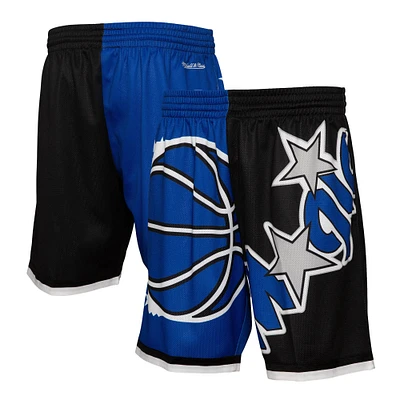 Men's Mitchell & Ness  Blue Orlando Magic Big Face 5.0 Fashion Shorts