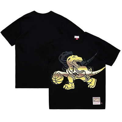 Men's Mitchell & Ness  Black Toronto Raptors Big Face 4.0 T-Shirt