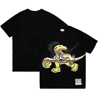 Men's Mitchell & Ness  Black Toronto Raptors Big Face 4.0 T-Shirt