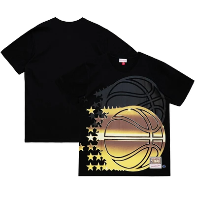 Men's Mitchell & Ness  Black Orlando Magic Big Face 4.0 T-Shirt