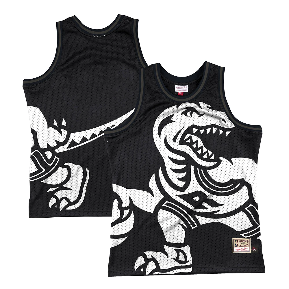 Men's Mitchell & Ness Black Toronto Raptors Big Face 3.0 Fashion Tank Top