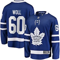 Men's Fanatics Joseph Woll Blue Toronto Maple Leafs Home Premier Breakaway Player Jersey