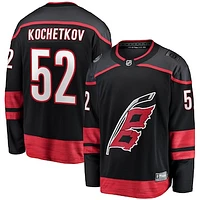 Men's Fanatics Pyotr Kochetkov Black Carolina Hurricanes Home Premier Breakaway Player Jersey