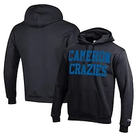 Men's Champion Black Duke Blue Devils Cameron Crazies Pullover Hoodie