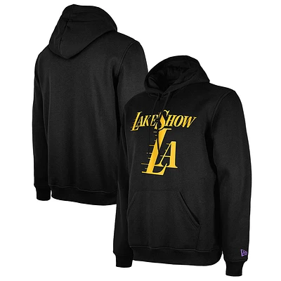 Men's New Era Black Los Angeles Lakers 2024/25 City Edition Pullover Hoodie