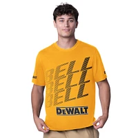 Men's Starter  Yellow Christopher Bell DeWalt All Star Extreme T-Shirt