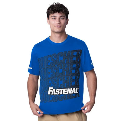 Men's Starter  Royal Chris Buescher Fastenal All Star Extreme T-Shirt