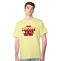 Men's Margaritaville Yellow Joey Logano Flip Flop T-Shirt