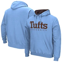 Men's Colosseum Light Blue Tufts University Jumbos Arch & Logo 3.0 Pullover Hoodie