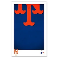 New York Mets 11" x 17" Minimalist Logo Poster Print