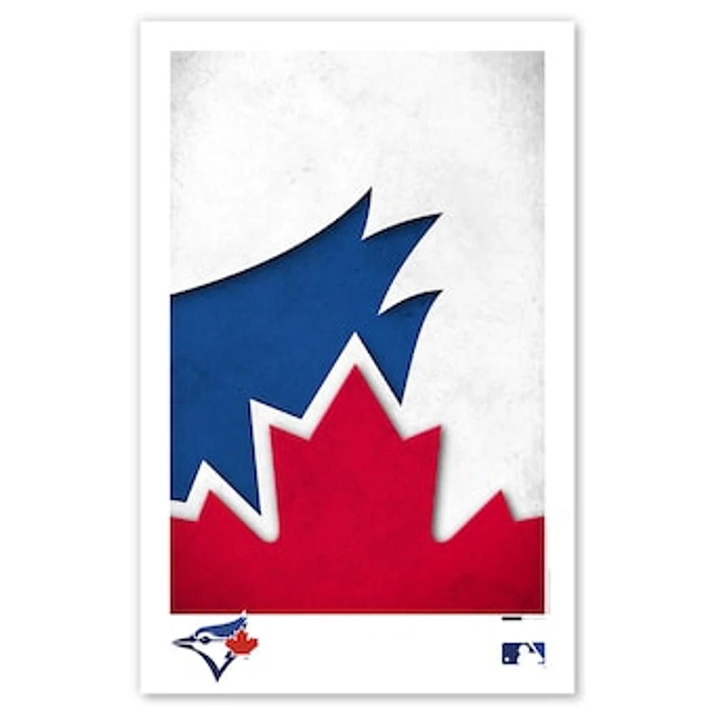 Toronto Blue Jays 11" x 17" Minimalist Logo Poster Print