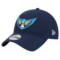 Unisex New Era Navy Dallas Wings Core Logo 9TWENTY Adjustable Hat