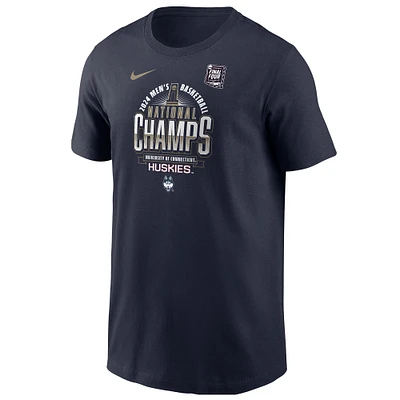 Toddler Nike  Navy UConn Huskies 2024 NCAA Men's Basketball National Champions Locker Room T-Shirt