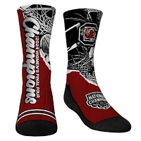 Youth Rock Em Socks Garnet South Carolina Gamecocks 2024 NCAA Women's Basketball National Champions Crew Socks