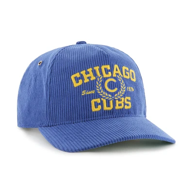 Men's '47 Royal Chicago Cubs Laurus Corduroy Hitch Snapback Hat