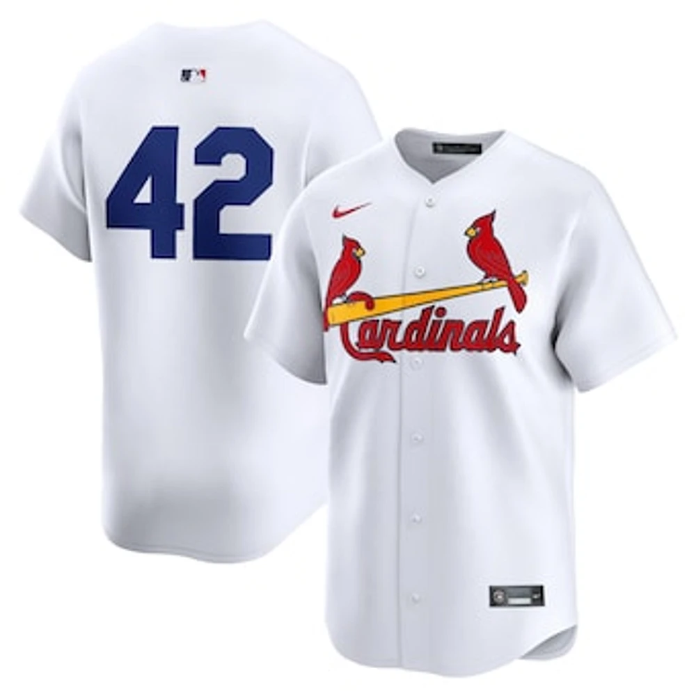 Men's Nike  White St. Louis Cardinals 2024 Jackie Robinson Day Home Limited Jersey