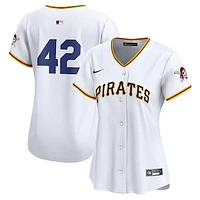 Women's Nike  White Pittsburgh Pirates 2024 Jackie Robinson Day Home Limited Jersey