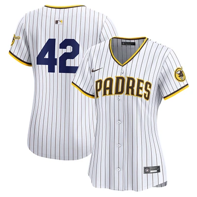 Women's Nike  White San Diego Padres 2024 Jackie Robinson Day Home Limited Jersey